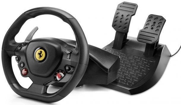 🏎🏎 Thrustmaster T80 Ferrari 488 GTB (PS5 PC) Lenkrad + Pedalset für 89,99€ (statt 105€)
