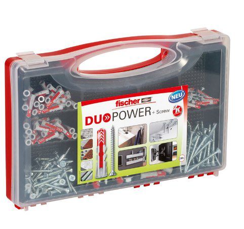 Fischer Redbox Duopower + Schrauben (280-tlg.) für 21,79€ (statt 30€)