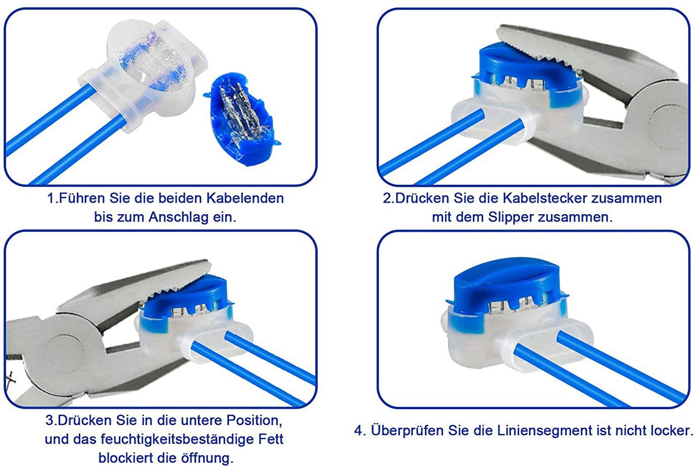 20x Lebexy Kabelverbinder für Mähroboter für 5,49€   Prime
