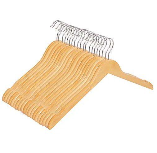 20x SONGMICS Holzkleiderbügel (44cm) für 13,99€ (statt 26€)