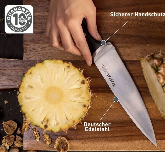 3er Set Tefal Ice Force Fleisch , Santoku  & Universalmesser für 37,39€ (statt 51€)