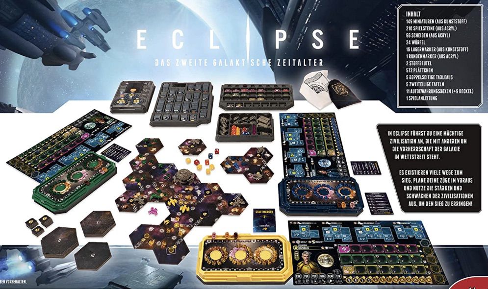 Pegasus Spiele 51842G Eclipse – Das zweite galaktische Zeitalter für 97€ (statt 120€)