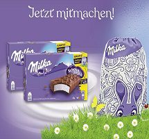 Gratis: Frühlingsbeutel mit dem Kauf von Milka Schoko Snack