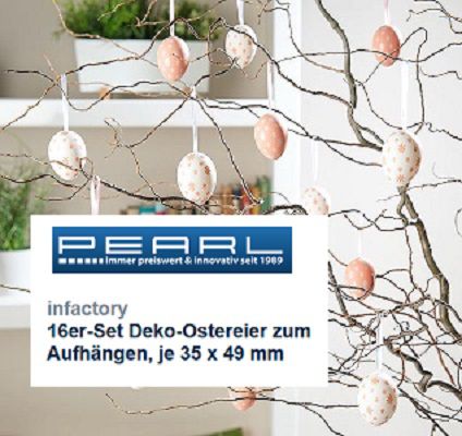 Pearl: Deko Ostereier gratis (statt ca. 13€) + 5,95€ VSK
