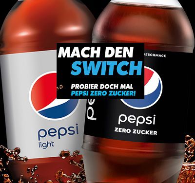 Pepsi Zero Zucker (0,5 l) gratis ausprobieren