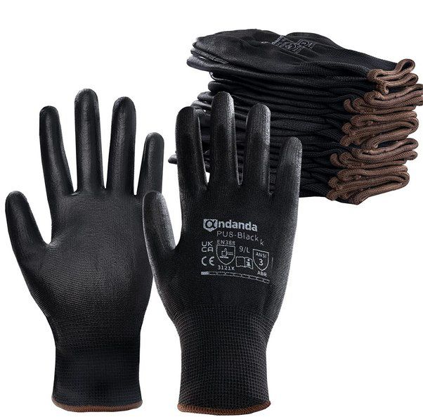 12 Paar ANDANDA Arbeitshandschuhe mit PU Beschichtung für 8,99€ (statt 20€)