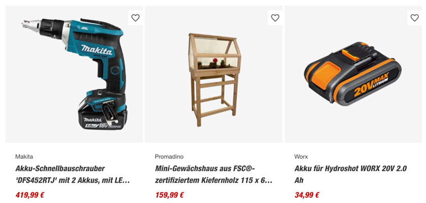 toom Lagerräumung mit 40% Extra Rabatt   z.B. Ryobi, Bosch, Makita u.v.m.