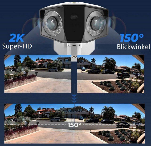 Reolink Duo 2k Überwachungskamera mit 150° Weitwinkel für 84,99€ (statt 126€)
