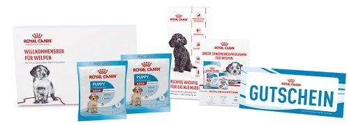 Wieder da! ROYAL CANIN®: Willkommensbox für Welpen gratis abholen