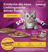 Verlängerung! Bei Unzufriedenheit von WHISKAS® Katzenfutter Geld zurück