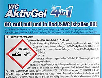 00 null null WC AktivGel 4in1 Flüssiger WC Reiniger ab 1,34€ (statt 2€)