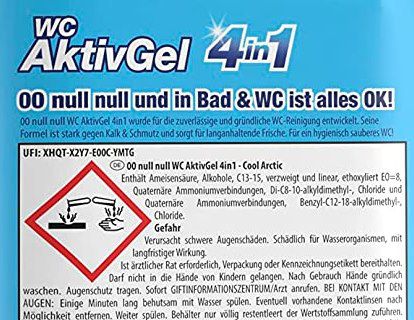 00 null null WC AktivGel 4in1 Flüssiger WC Reiniger ab 1,12€ (statt 2€)