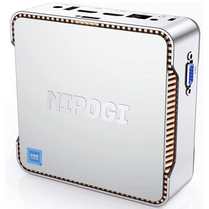 NiPoGi Mini PC mit Intel N95 (12.Gen), 8/256GB M.2 SSD für 199,50€ (statt 400€)