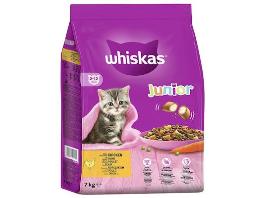 7kg Whiskas Junior Trockenfutter Huhn für 21,14€ (statt 26€)   Prime