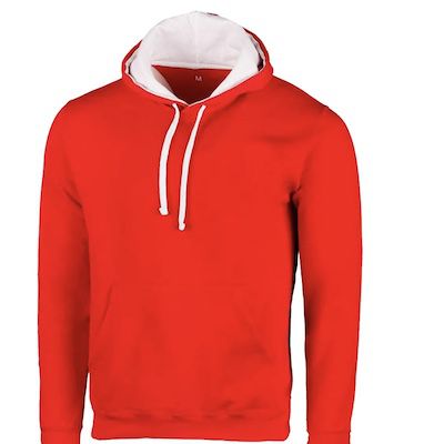 Clique Hoodie Classic in Rot und Schwarz für 17,99€ (statt 30€)