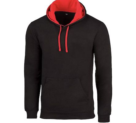 Clique Hoodie Classic in Rot und Schwarz für 17,99€ (statt 30€)