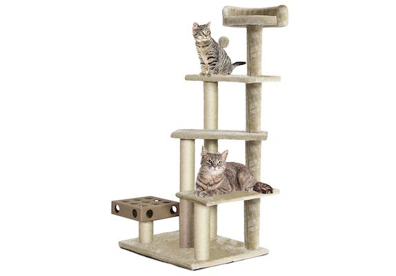 Furhaven Tiger Katzenbaum mit Spieltreppe für 65,34€ (statt 86€)