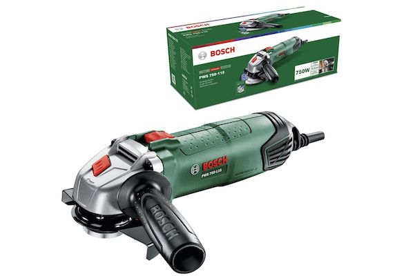 Bosch PWS 750 115 Win­kel­schlei­fer mit 750W für 31,59€ (statt 40€)