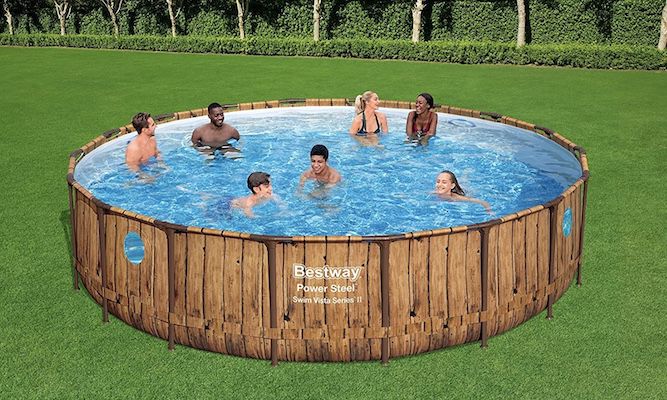 Bestway Pool Komplett Set mit Ø 549 x 122 cm für 427€ (statt 578€)