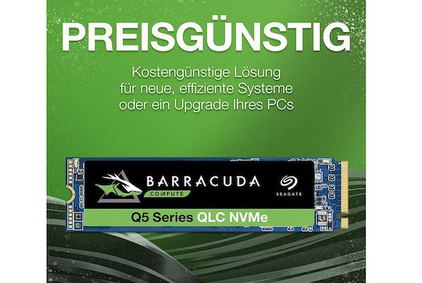 Seagate BarraCuda Q5 1TB für 49,99€ (statt 67€)