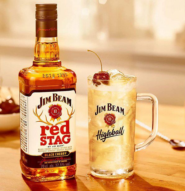 Jim Beam Red Stag Black Cherry (0,7 l) für 10,79€ (statt 19€)