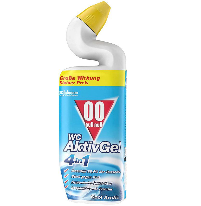 00 null null WC AktivGel 4in1 Flüssiger WC Reiniger ab 1,34€ (statt 2€)