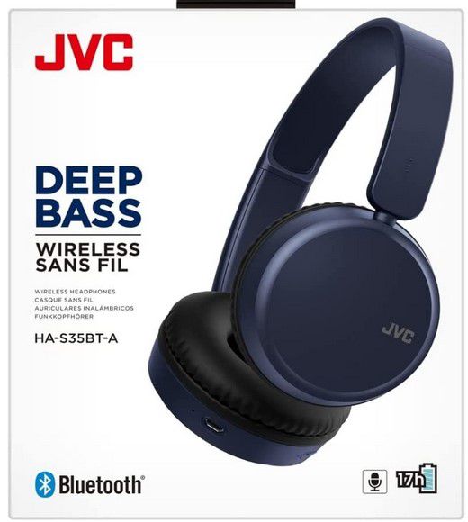 JVC HA S35BT Bluetooth Kopfhörer für 25€ (statt 45€)  prime