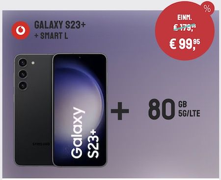 Sparhandy Galaxy S23 Vodafone Oster Deals   z.B. S23+ mit 50GB 5G/LTE für 39,99€ mtl.