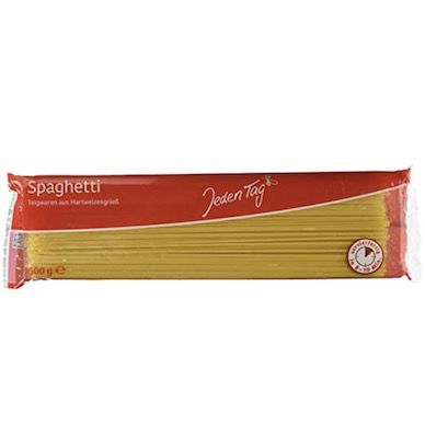 500g Jeden Tag Spaghetti ab 0,63€