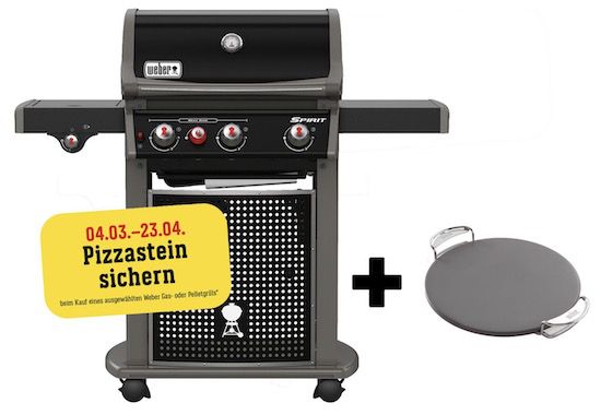 Weber Spirit E 330 Classic GBS inkl. Pizzastein ab 649,99€ (statt 715€)