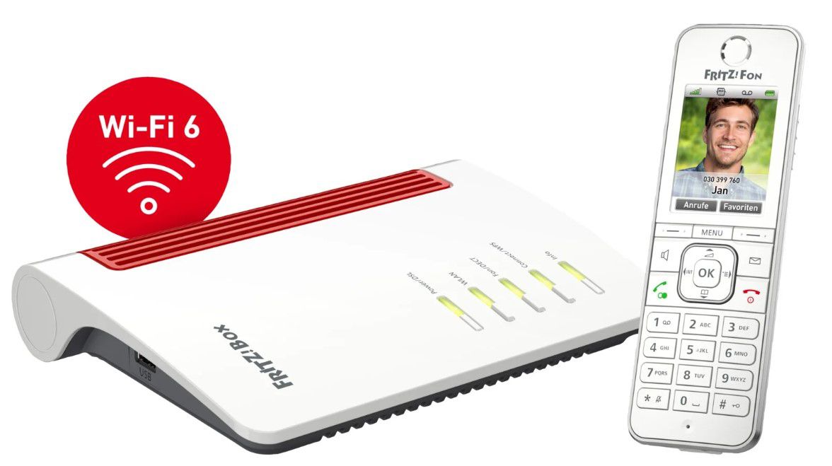 AVM FRITZ!Box 7530 AX Router + Fon C6 DECT Telefon für 179€ (statt 224€)