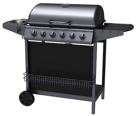 tepro Gasgrill Hampton 6 mit 6 Brenner inkl. Druckregler & Schlauch für 169,99€ (statt 272€)