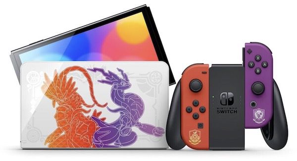 Nintendo Switch OLED Pokémon: Karmesin & Purpur Edition   2 Controller für 294€ (statt 343€)