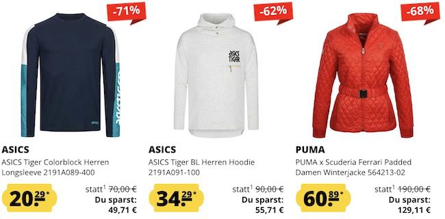 SportSpar: bis  90% auf adidas, Puma, Asics   z.B. adidas AlphaBOOST Primeblue 41,99€ (statt 69€)