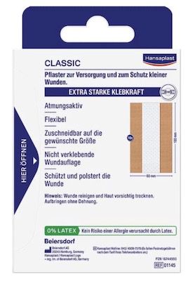 Hansaplast Classic zuschneidbare Wundpflaster für 1,56€   Prime