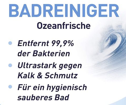 🚽 4x Sagrotan Bad Reiniger Ozeanfrische ab 9,62€ (statt 12€)