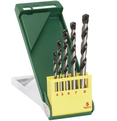 Bosch 5 teiliges Betonbohrer Set, Ø 4 8 mm für 8,98€ (statt 17€)   Prime