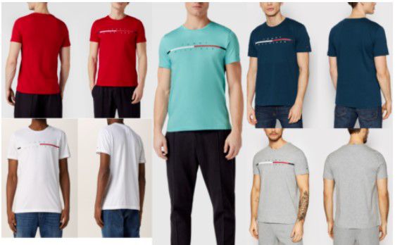 Tommy Hilfiger Signature Herren Split Logo T Shirt für 29,99€ (statt 43€)