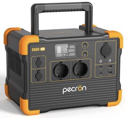 PECRON E600LFP tragbare LiFePO4 Powerstation mit 614Wh für 497€ (statt 599€)