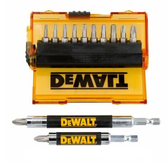 Dewalt DT71570 14tlg. Schrauberbit Set inkl. 2x Magnetbithalter für 4,45€ (statt 12€)