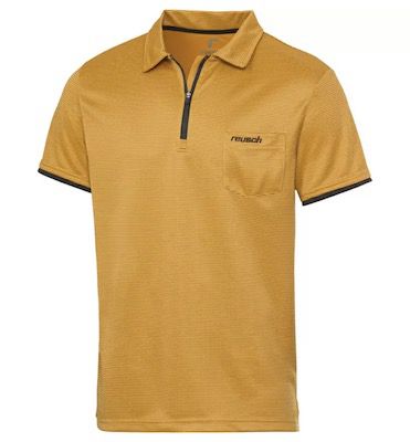 2x reusch Herren Funktionspolo mit Zipper für 41,98€ (statt 60€)