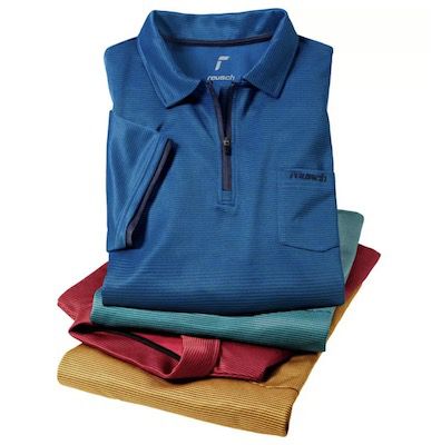 2x reusch Herren Funktionspolo mit Zipper für 41,98€ (statt 60€)