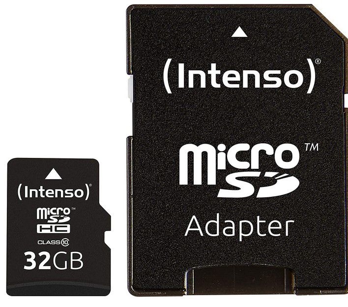 Intenso 32GB Micro SDHC Speicherkarte Class 10 BULK für 4€ (statt 6€)