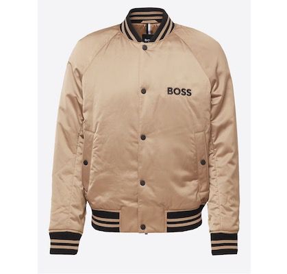 BOSS Jacke Crospa in Beige für 314€ (statt 449€)