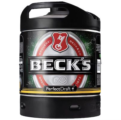 6L Becks Pils Bier Perfect Draft Fassbier für 13,29€ + Pfand