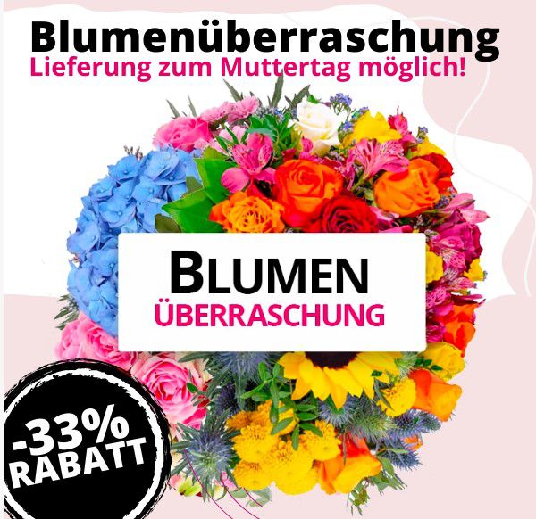 Blumenstrauß (Muttertag) Überraschung für 26,98€