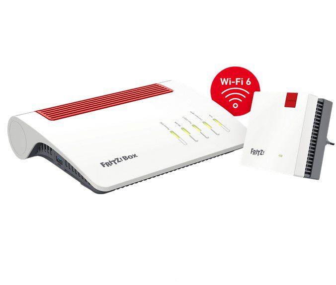 AVM FRITZ!Box 7590 AX Router + Repeater 1200 für 279€ (statt 319€)