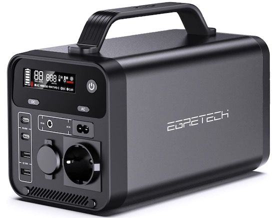 Egretech Sonic Powerstation mit 600W/500Wh für 263,10€ (statt 559€)