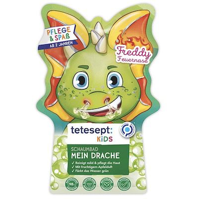 15er Pack tetesept Kinder Badespaß Mein Drache mit fruchtigem Apfelduft für 8,37€ (statt 14€)