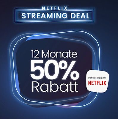 🔥 50% Rabatt auf waipu TV inkl. Netflix &#8211; z.B. mit Netflix Premium ab 14,75€ mtl.